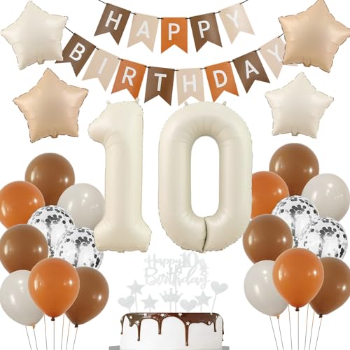 Deko 10. Geburtstag Mädchen, Boho 10. Luftballon Beige, Luftballon 10 Jahre Geburtstag Creme, Beige Ballon 10. Geburtstag, Luftballons Braun 10 Geburtstag Deko, 10 Jahr Geburtstagdeko Beige Junge Deko 10. Geburtstag Mädchen, Boho 10. Luftballon Beige, Luftballon 10 Jahre Geburtstag Creme, Beige Ballon 10. Geburtstag, Luftballons Braun 10 Geburtstag Deko, 10 Jahr Geburtstagdeko Beige Junge von Haosell