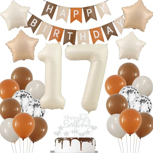 Deko 17. Geburtstag Mädchen, Boho 17. Luftballon Beige, Luftballon 17 Jahre Geburtstag Creme, Beige Ballon 17. Geburtstag, Luftballons Braun 17 Geburtstag Deko, 17 Jahr Geburtstagdeko Beige Junge Deko 17. Geburtstag Mädchen, Boho 17. Luftballon Beige, Luftballon 17 Jahre Geburtstag Creme, Beige Ballon 17. Geburtstag, Luftballons Braun 17 Geburtstag Deko, 17 Jahr Geburtstagdeko Beige Junge von Haosell