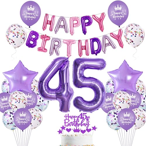 Lila 45 Geburtstag Deko Frau Luftballon 45. Geburtstag Frauen Lila 45 Geburtstag Dekoration Lila Tortendeko Geburtstagsdeko 45 Jahre Lila 45. Geburtstag Party Deko Lila Ballon 45 Frau Lila 45 Geburtstag Deko Frau Luftballon 45. Geburtstag Frauen Lila 45 Geburtstag Dekoration Lila Tortendeko Geburtstagsdeko 45 Jahre Lila 45. Geburtstag Party Deko Lila Ballon 45 Frau von Haosell