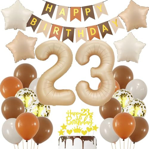 Luftballon 23 Jahre Geburtstagsdeko Nude, Creme 23. Luftballons Deko, 23 Geburtstag Frau Mann, Geburtstagsdeko 23. Beige Gold, Ballon 23 Geburtstagdeko, Beige Gold 23 Jahre Party Deko Luftballon 23 Jahre Geburtstagsdeko Nude, Creme 23. Luftballons Deko, 23 Geburtstag Frau Mann, Geburtstagsdeko 23. Beige Gold, Ballon 23 Geburtstagdeko, Beige Gold 23 Jahre Party Deko von Haosell