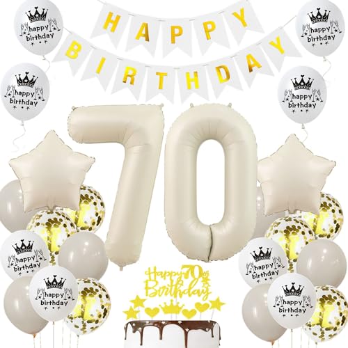 Luftballon 70 Jahr Geburtstag Creme, Deko 70 Geburtstag Frau Mann, 70. Geburtstagsdeko Beige Gold, Ballon 70 Deko Beige, Luftballons 70. Dekorationen Gold, 70. Ballon Frau Luftballon 70 Jahr Geburtstag Creme, Deko 70 Geburtstag Frau Mann, 70. Geburtstagsdeko Beige Gold, Ballon 70 Deko Beige, Luftballons 70. Dekorationen Gold, 70. Ballon Frau von Haosell