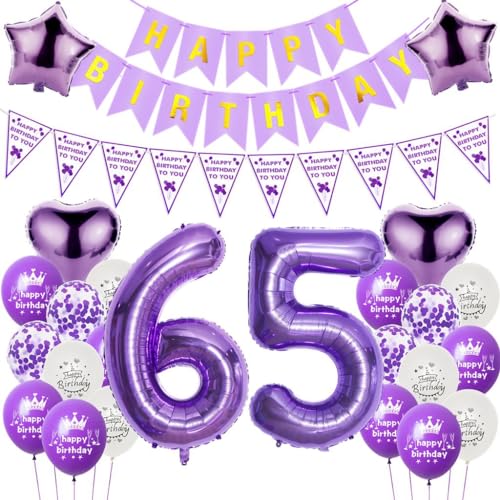 Luftballons 65. Geburtstag Dekoration Lila, 65. Geburtstag Dekoration Frau, Ballons Geburtstag 65 Zahl Lila, Frauen 65. Geburtstag Party Deko, Ballon 65. Geburtstag Frau lila, Deko 65. Ballon Luftballons 65. Geburtstag Dekoration Lila, 65. Geburtstag Dekoration Frau, Ballons Geburtstag 65 Zahl Lila, Frauen 65. Geburtstag Party Deko, Ballon 65. Geburtstag Frau lila, Deko 65. Ballon von Haosell