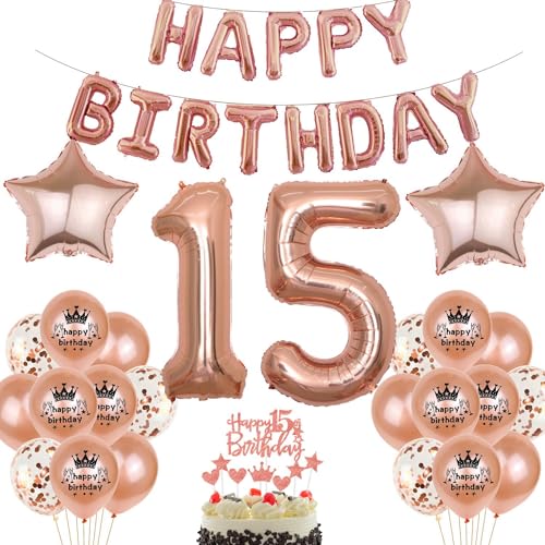 Rosegold Luftballon 15. Geburtstag Mädchen Rosegold 15. Geburtstag Dekorationen Mädchen Ballon 15. Geburtstagsdeko Rosegold 15 Geburtstag Mädchen Rosegold Geburtstagsdeko 15 Happy Birthday Banner Rosegold Luftballon 15. Geburtstag Mädchen Rosegold 15. Geburtstag Dekorationen Mädchen Ballon 15. Geburtstagsdeko Rosegold 15 Geburtstag Mädchen Rosegold Geburtstagsdeko 15 Happy Birthday Banner von Haosell