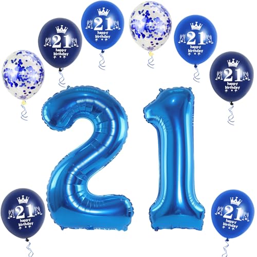 XL Folienballon 21 Geburtstag, Folienballon Zahl 21, Folienballon Zahl 21 Blau, Luftballons Zahl 21, Nummer 21 Luftballon Blau, Folienballon 32" Geburtstagsdeko Ballon Zahl 21 XL Folienballon 21 Geburtstag, Folienballon Zahl 21, Folienballon Zahl 21 Blau, Luftballons Zahl 21, Nummer 21 Luftballon Blau, Folienballon 32" Geburtstagsdeko Ballon Zahl 21 von Haosell