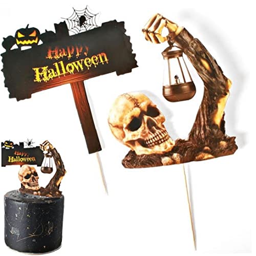 1 Set Halloween Cake Topper Kuchen Dekorationen Geister Schädel Kuchen Dekorationen Cupcake Topper Für Halloween Party Supplies Dekor Dekor 1 Set Halloween Cake Topper Kuchen Dekorationen Geister Schädel Kuchen Dekorationen Cupcake Topper Für Halloween Party Supplies Dekor Dekor von Haowul