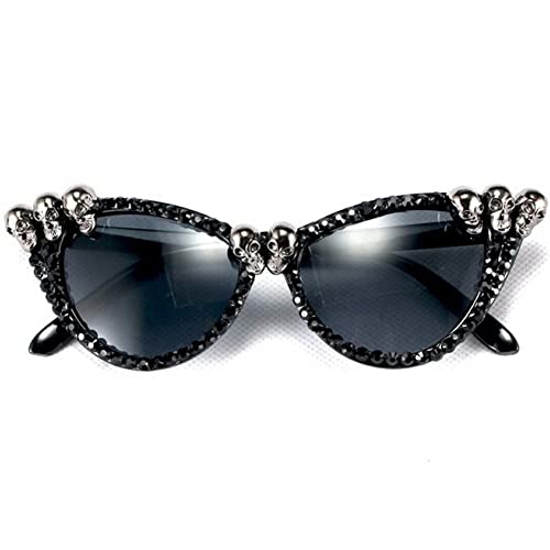 Gothic Skull Sonnenbrille Halloween Schädel Sonnenbrille Neuheit Cosplay Sonnenbrille Katze Auge Punk Sonnenbrille Für Halloween -Requisiten Gothic Skull Sonnenbrille Halloween Schädel Sonnenbrille Neuheit Cosplay Sonnenbrille Katze Auge Punk Sonnenbrille Für Halloween -Requisiten von Haowul