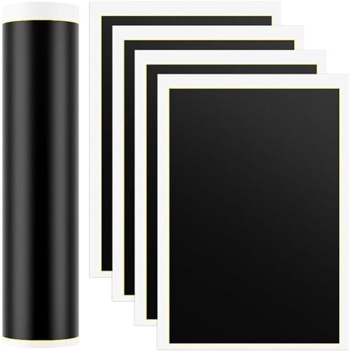 Haowul 5 Stück Lasergravur-markierungspapier, Schwarzes Markierungspapier, Lasergravurpapier Für Faserlasermarkierung Und Gravur Für Keramik, Glas, Kristall, Steinfliesen Haowul 5 Stück Lasergravur-markierungspapier, Schwarzes Markierungspapier, Lasergravurpapier Für Faserlasermarkierung Und Gravur Für Keramik, Glas, Kristall, Steinfliesen von Haowul