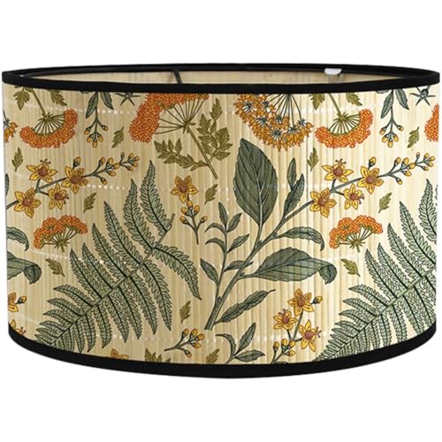 Haowul Bambus-lampenschirm, Grünes Retro-pflanzenmuster, Kronleuchter-lampenschirm, Lichtabdeckung, Lampenschirme Für Stehleuchte Und Tischlampe Haowul Bambus-lampenschirm, Grünes Retro-pflanzenmuster, Kronleuchter-lampenschirm, Lichtabdeckung, Lampenschirme Für Stehleuchte Und Tischlampe von Haowul