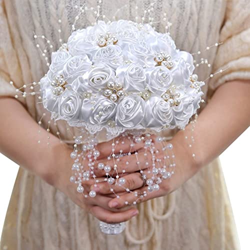 Hochzeit Braut Bouquet Handgefertigte Perle Seidenrosen Halten Blumen Braut Brautjungfer Hochzeit Bouquet Künstliche Seidenblumen Hand Halten Hochzeit Braut Bouquet Handgefertigte Perle Seidenrosen Halten Blumen Braut Brautjungfer Hochzeit Bouquet Künstliche Seidenblumen Hand Halten von Haowul