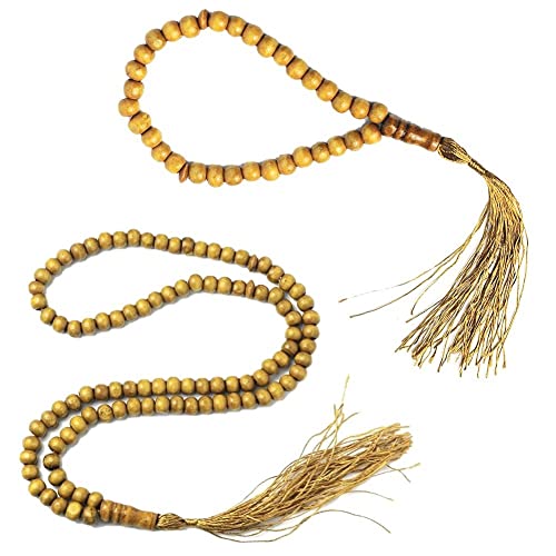 Holz Tasbih Gebetsperlen 33/99 Muslim Rosenkranzperlen Islamische Handheld -gebetsperlen Muslim Rosenkranzperlen Armband Quasten von Haowul