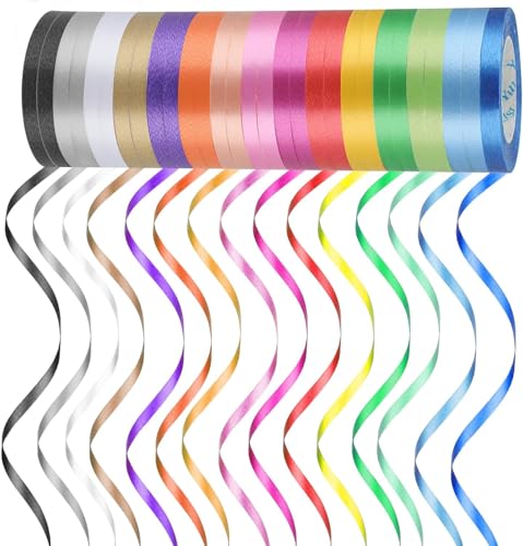 Haoyaru 30 Rollen 15 Farben gekräuselter Ballon für Geschenkverpackung, mehrfarbige Geschenkverpackung, Geschenkband, Verpackungsband für Handwerk, Floristen, Blumen, Hochzeit, Dekoration Haoyaru 30 Rollen 15 Farben gekräuselter Ballon für Geschenkverpackung, mehrfarbige Geschenkverpackung, Geschenkband, Verpackungsband für Handwerk, Floristen, Blumen, Hochzeit, Dekoration von Haoyaru