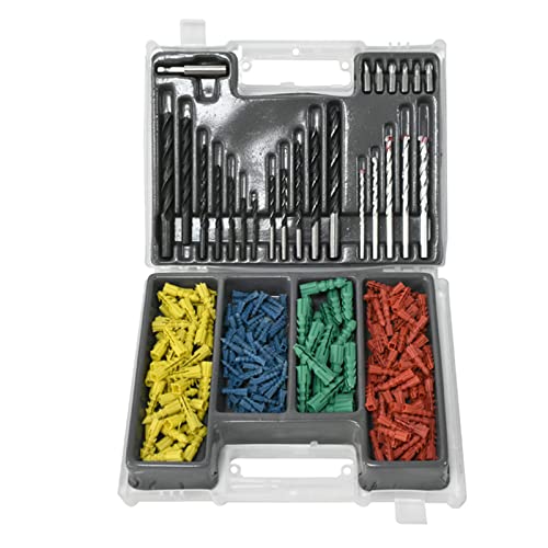 Haoyull Bohrer, 300 Stück/Set, praktische Spiralbohrer, dreispitzig, Holzbearbeitungsbohrer für Holz, Metall, Zement, Bohren Haoyull Bohrer, 300 Stück/Set, praktische Spiralbohrer, dreispitzig, Holzbearbeitungsbohrer für Holz, Metall, Zement, Bohren von Haoyull