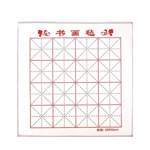 Haoyull Filzmatte zum Zeichnen, chinesisches Zeichnen, Gittermuster, Xuan-Papier-Filzmatte, Schreibtischunterlage für Malübungen Haoyull Filzmatte zum Zeichnen, chinesisches Zeichnen, Gittermuster, Xuan-Papier-Filzmatte, Schreibtischunterlage für Malübungen von Haoyull