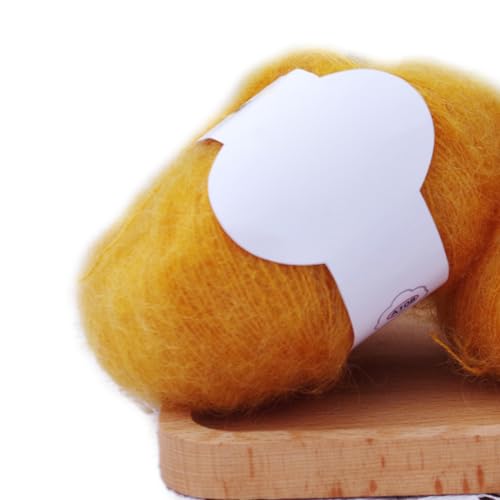 Haoyull Mohair-Garn, weiches Strickwolle, Garn, Häkelgarn, Zubehör für Pulloverherstellung, Verarbeitung von Haoyull
