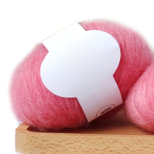Haoyull Mohair-Garn, weiches Strickwolle, Garn, Häkelgarn, Zubehör für Pulloverherstellung, Verarbeitung von Haoyull