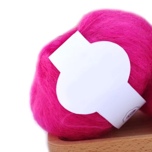 Haoyull Mohair-Garn, weiches Strickwolle, Garn, Häkelgarn, Zubehör für Pulloverherstellung, Verarbeitung von Haoyull