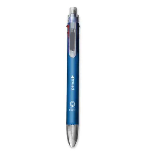 Haoyull Multifunktionaler Kugelschreiber mit Druckbleistift, 5 Farben-in-1-Kugelschreiber, einziehbarer Kugelschreiber für Schüler von Haoyull
