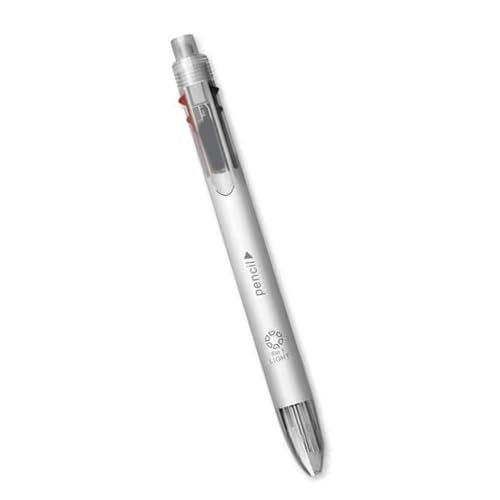 Haoyull Multifunktionaler Kugelschreiber mit Druckbleistift, 5 Farben-in-1-Kugelschreiber, einziehbarer Kugelschreiber für Schüler von Haoyull