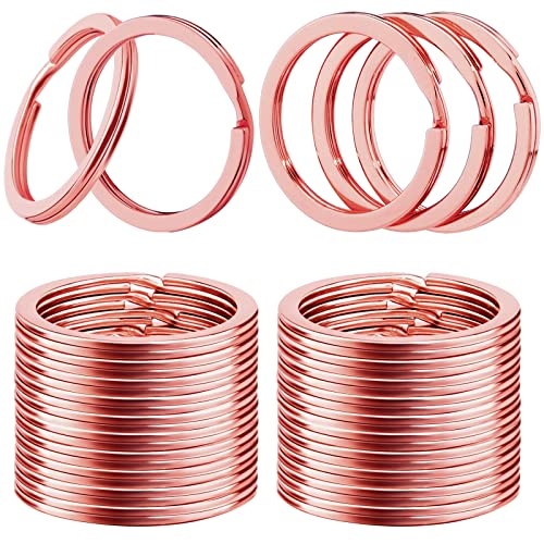 Hapeper Schlüsselring aus Metall, flach, 3,1 cm, für Zuhause, Autoschlüssel, Schmuckherstellung, Roségold, 25 Stück Hapeper Schlüsselring aus Metall, flach, 3,1 cm, für Zuhause, Autoschlüssel, Schmuckherstellung, Roségold, 25 Stück von Hapeper