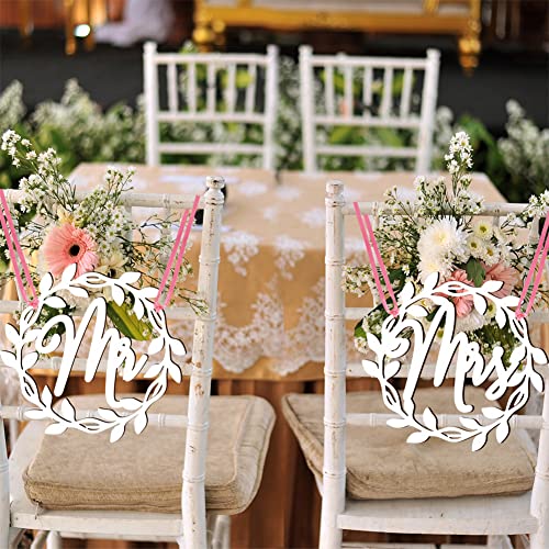 1 Paar Mr and Mrs Stuhlschilder Holz Braut und Bräutigam Schilder Dekoration Stuhl Rücken Hängende Anhänger mit Band Hochzeit Hängeschild für Hochzeit Feier Antrag Jahrestag Party Valentinstag Weiß 1 Paar Mr and Mrs Stuhlschilder Holz Braut und Bräutigam Schilder Dekoration Stuhl Rücken Hängende Anhänger mit Band Hochzeit Hängeschild für Hochzeit Feier Antrag Jahrestag Party Valentinstag Weiß von Hapihom