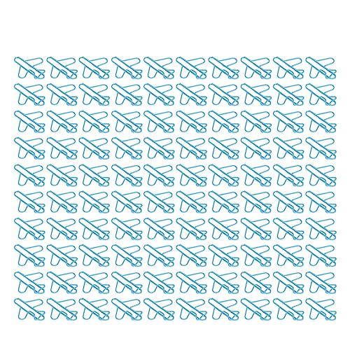 Büroklammern Flugzeug Form 100 Stück Flugzeugformpapierclips Papierklammern aus Metall Kreative Lesezeichen Büroklammern für Büro, Schule, Hochzeit, Dekoration Büroklammern Flugzeug Form 100 Stück Flugzeugformpapierclips Papierklammern aus Metall Kreative Lesezeichen Büroklammern für Büro, Schule, Hochzeit, Dekoration von Hapivida