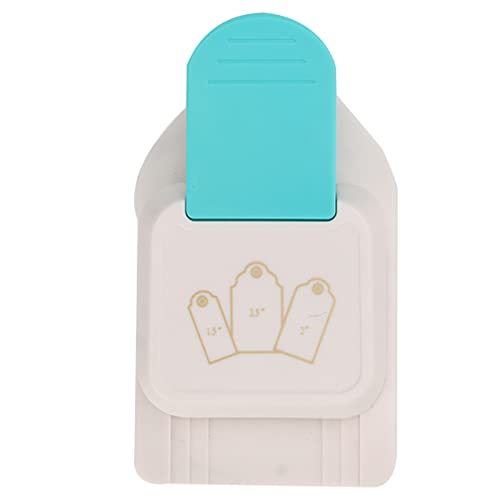 Etikettenstanzer 3-in-1, Kreisstanzer Motiv, Verschiedene Größen, Motivlocher Papierstanzer, für DIY Projekte, Bastelpapier Stanzer, Scrapbooking, Kartenherstellung(B.) von Hapivida