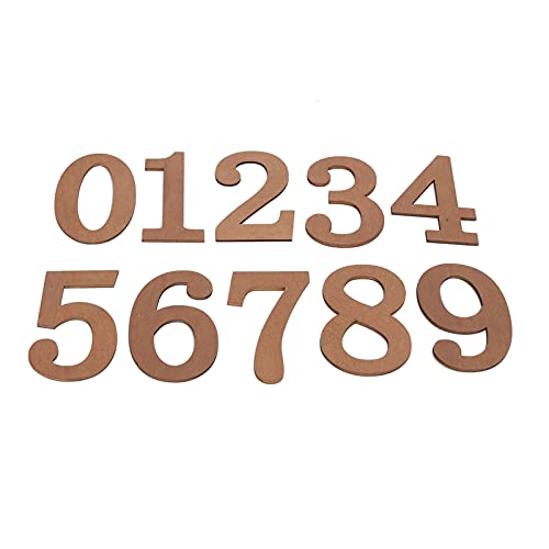 Hölzerne Nummern 7,4 x 4,7 cm Unbearbeitete DIY Zahlen Holz 0 bis 9 Holz Arabische Zahlen für Brieftafeln, Wanddekorationen, Uhr DIY Dekoration (10 PCS) Hölzerne Nummern 7,4 x 4,7 cm Unbearbeitete DIY Zahlen Holz 0 bis 9 Holz Arabische Zahlen für Brieftafeln, Wanddekorationen, Uhr DIY Dekoration (10 PCS) von Hapivida