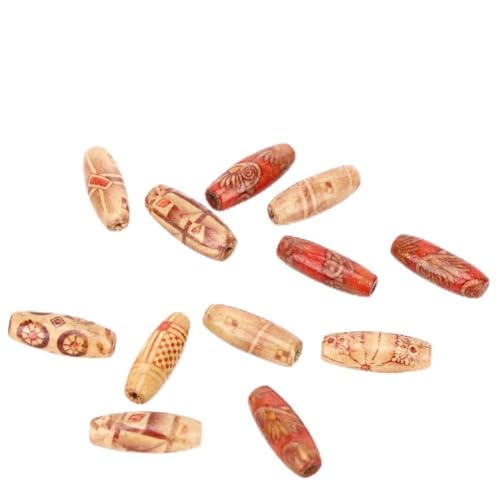Hapivida Holzperlen Kit, Ovale Bemalte Holzperlen für Schmuckherstellung, 23x8mm Farbmischung Bastelzubehör DIY Materialien für Halsketten Armbänder Bastelbegeisterte Hapivida Holzperlen Kit, Ovale Bemalte Holzperlen für Schmuckherstellung, 23x8mm Farbmischung Bastelzubehör DIY Materialien für Halsketten Armbänder Bastelbegeisterte von Hapivida