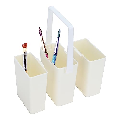 Pinsel Wascheimer, tragbarer dreifach Abnehmbarer Aquarell Kunststift Behälter, multifunktionaler Pinsel Reinigungseimer mit Griff Pinsel Wascheimer, tragbarer dreifach Abnehmbarer Aquarell Kunststift Behälter, multifunktionaler Pinsel Reinigungseimer mit Griff von Hapivida