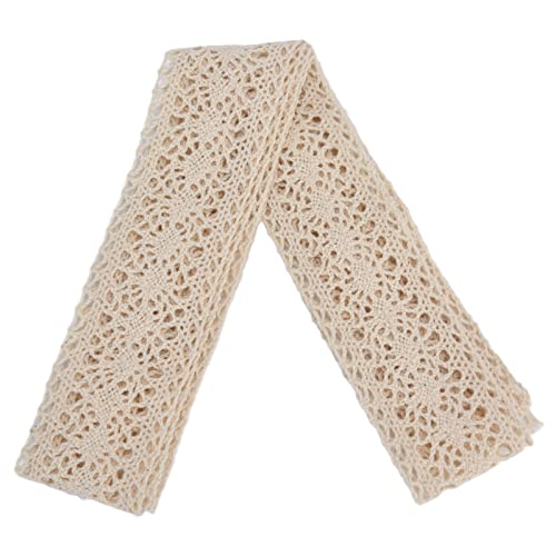 Hapivida Spitzenbesatzstoff mit elegantem und schönem Design zum DIY-Nähen von Kleidern, Kleidung und Vorhängen, aus Baumwollgarn gefertigt Hapivida Spitzenbesatzstoff mit elegantem und schönem Design zum DIY-Nähen von Kleidern, Kleidung und Vorhängen, aus Baumwollgarn gefertigt von Hapivida