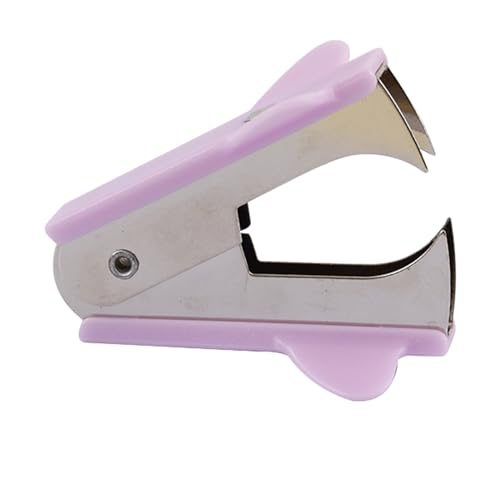 Hapivida Staples Remover Tragbares Ergonomisches Stapel Puller Effizientes Entfernungswerkzeug für Büro Finanzabteilungen Baumetall (Lila) von Hapivida