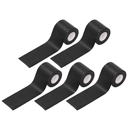 5 Stück Isolierband für Klimaanlage 11m × 6cm PVC Hochwertiges Isolierband Klimaanlagen Rohrband Klebeband Rohrbinderiemen zum Schutz, Bündeln und Reparieren von Kabeln (Schwarz) von Hapivida