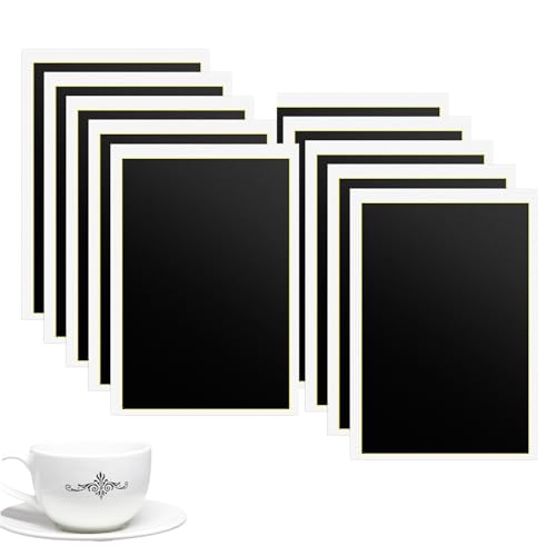 Lasergravur Markierungspapier 39 x 27 cm DIY Schwarzes Lasergravur Testpapier Lasermarkierungspapier Lasers Gravieren Papier für Glas Metall Keramik DIY Basteln (Schwarz*10) von Hapivida