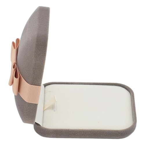 Samt Schmuckschatulle, Schmuck Halskette Anhänger Ohrring Display Hülle Weichfutter Schmuck Aufbewahrungsschachtel für Hochzeit Engagement Geburtstag Jubiläum (Anhängerbox) von Hapivida