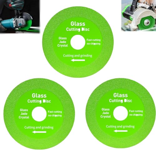 Glas Schneidscheibe 125x15x22,23 mm, Professionelle Diamant Schneidklinge für Präzises Schneiden, Anfasen und Schleifen von Glas, Jade, Kristall, Keramik, Fliesen 3 Stück Set Glas Schneidscheibe 125x15x22,23 mm, Professionelle Diamant Schneidklinge für Präzises Schneiden, Anfasen und Schleifen von Glas, Jade, Kristall, Keramik, Fliesen 3 Stück Set von HaploS