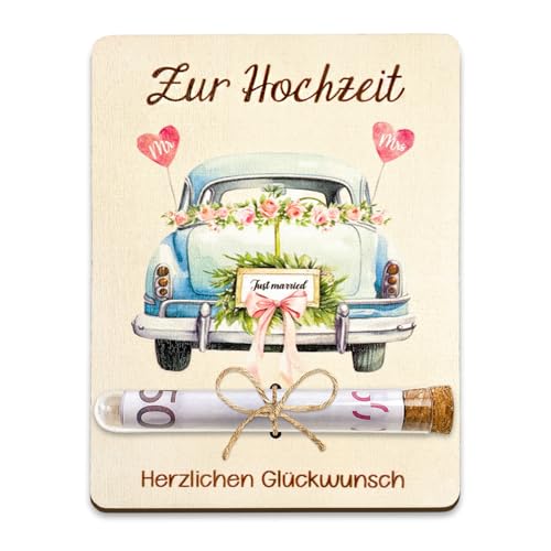 Happirra Geldgeschenk Hochzeit mit Reagenzglas, Kreative Holz Hochzeitsgeschenke für Brautpaar Geld, Geschenk Hochzeit - Die Besten Wünsche an das Brautpaar Happirra Geldgeschenk Hochzeit mit Reagenzglas, Kreative Holz Hochzeitsgeschenke für Brautpaar Geld, Geschenk Hochzeit - Die Besten Wünsche an das Brautpaar von Happirra