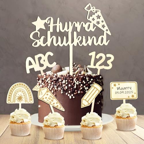 Tortendeko Einschulung Tortendeko Einschulung von Happirra