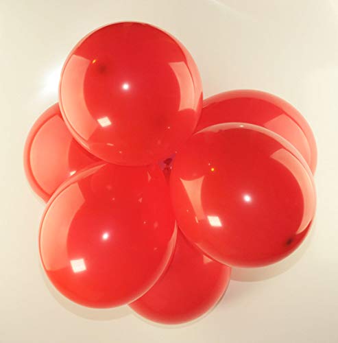 Happium Latex-Luftballons, 25,4 cm, Dunkelrot, 20 Stück von Happium