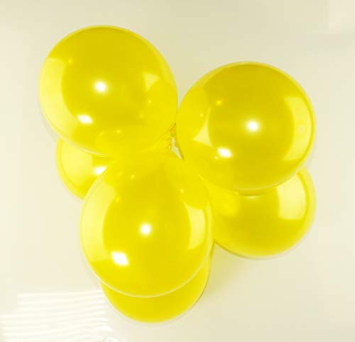 Happium Latex-Luftballons, metallisch, 25,4 cm, 20 Stück (gelb) von Happium