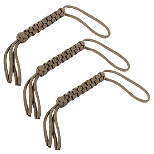 3 x Paracord-Messer, quadratisch, gewebt, Khaki 3 x Paracord-Messer, quadratisch, gewebt, Khaki von Happlignly
