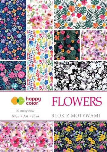 Design Papier Pad BLUMEN, A4, 80g/m², 15 Blatt, 25 Motive, Happy Color Design Papier Pad BLUMEN, A4, 80g/m², 15 Blatt, 25 Motive, Happy Color von Happy Color