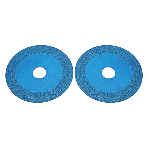 Happyfit 2pcs Glasschneidscheibenhitze -resistentes inzwischen Diamant Sägeklinge für Fliesen Keramik Jadestone (Dunkelblau) von HappyFit