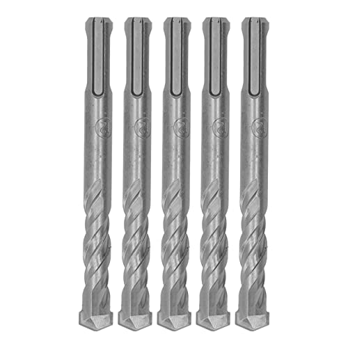 Happyfit 5pcs Rotary Hammer Bohrer Bit Zementte Carbidspitze Spiral 2 Flöten Aufprallbohrer für Ziegelstein 110 mm (12 mm) von HappyFit