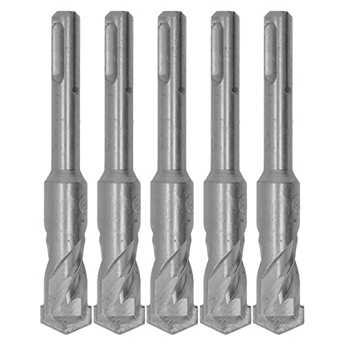 Happyfit 5pcs Rotary Hammer Bohrer Bit Zementte Carbidspitze Spiral 2 Flöten Aufprallbohrer für Ziegelstein 110 mm (18 mm) von HappyFit
