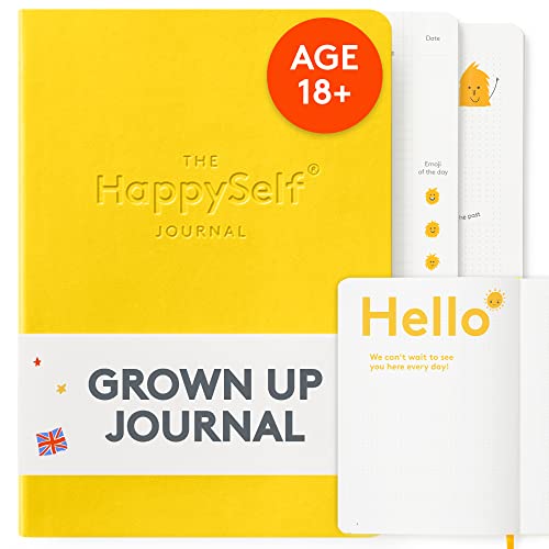 The HappySelf Journal - Grown-Up Edition - Für Erwachsene zur Entwicklung positiver Gewohnheiten und Achtsamkeit durch Journaling [Englische Ausgabe] von HappySelf
