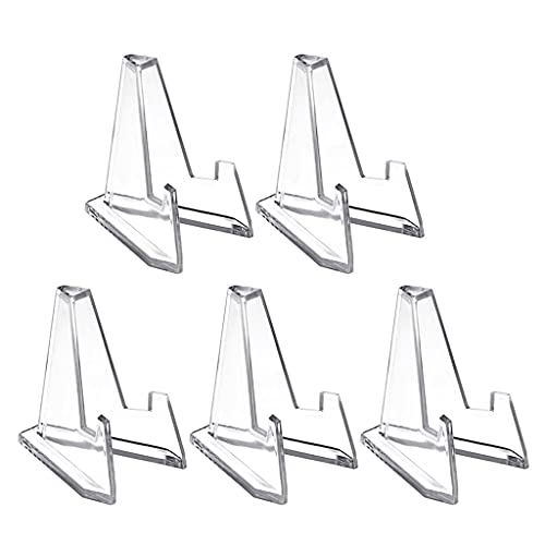 Happyaer Präsentationsständer aus Acryl, Mini-Münzständer, Staffelei-Halter, Regal für Medaillen, 5 Stück Happyaer Präsentationsständer aus Acryl, Mini-Münzständer, Staffelei-Halter, Regal für Medaillen, 5 Stück von Happyaer