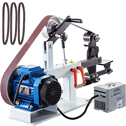 Happybuy Bandschleifmaschine 1500W Band Scheiben Schleifmaschine 5,08 x 208,28cm Riemengröße 1 Phase in 3 Phase Schleifgerät 427 X 30,5 cm Gummischeibe Band-Tellerschleifer Happybuy Bandschleifmaschine 1500W Band Scheiben Schleifmaschine 5,08 x 208,28cm Riemengröße 1 Phase in 3 Phase Schleifgerät 427 X 30,5 cm Gummischeibe Band-Tellerschleifer von Happybuy