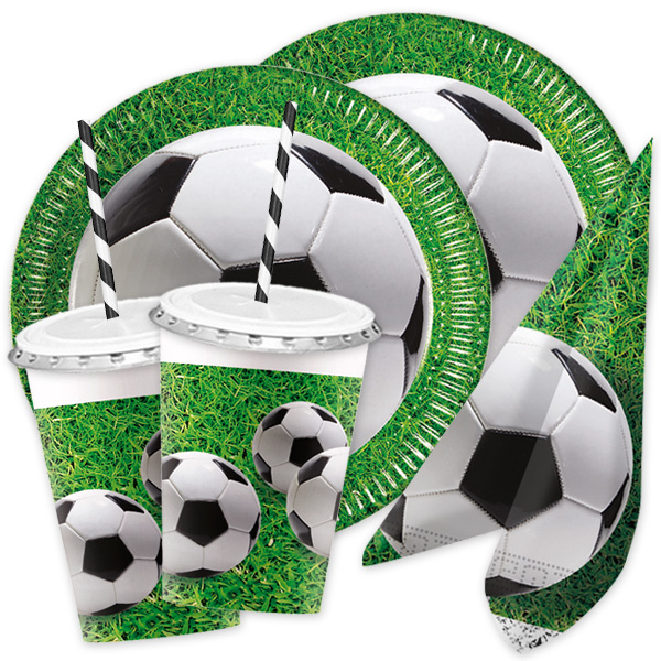 Fußball - Basic Set, 54-teilig für bis zu 8 Kids von Happygoods GmbH