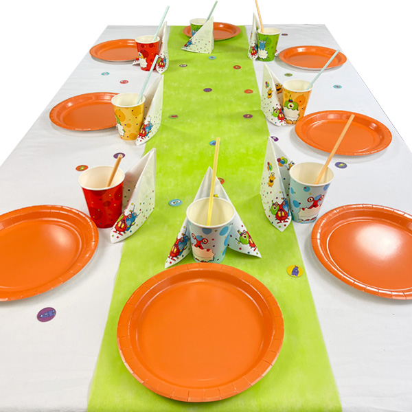 „Monster“ Tischdeko Set bis 16 Gäste, 74-teilig von Happygoods GmbH