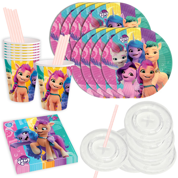 My Little Pony Basic Set, 50-teilig für 8 Kinder von Happygoods GmbH